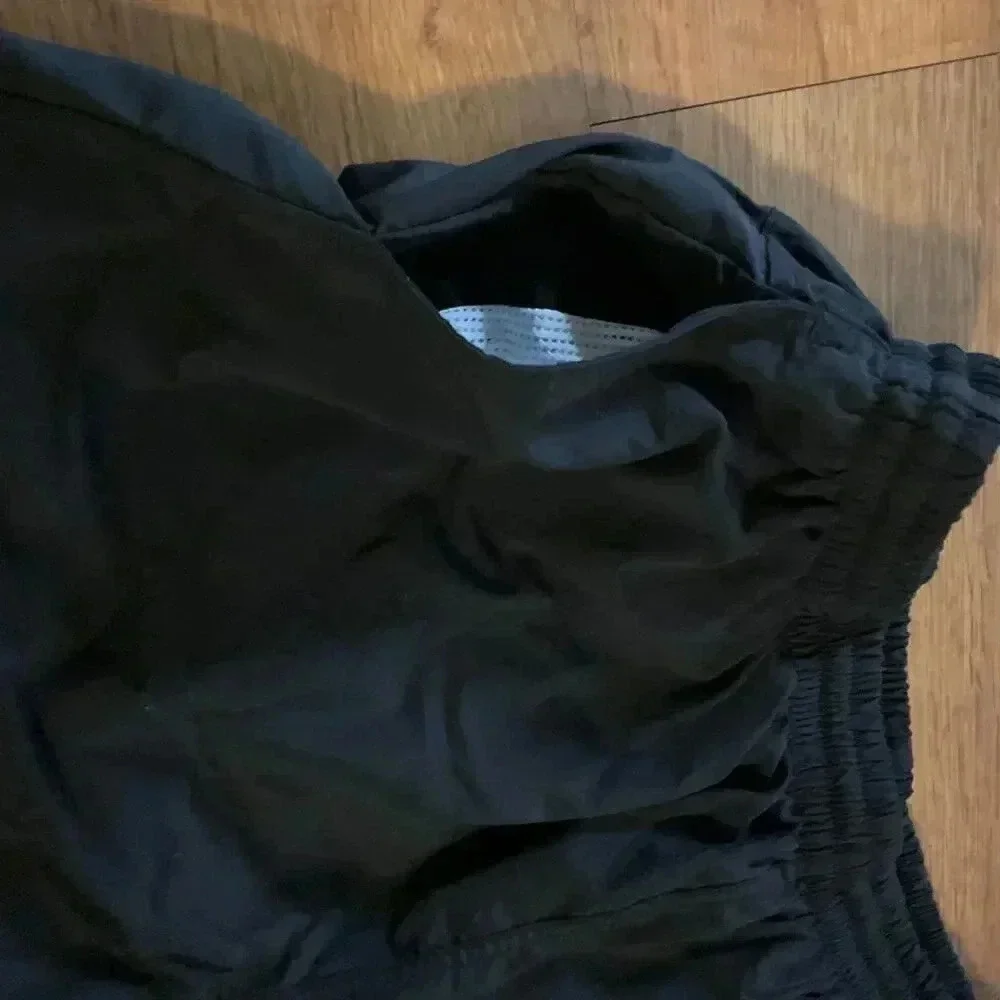 TYR Black Elastic Waistband Logo Athletic Swimming‎ Shorts Unisex Size XXL